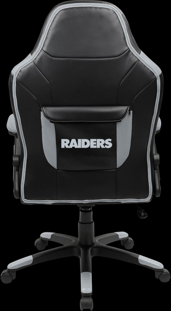 Big Team NFL Las Vegas Raiders Gray Oversized Gaming Chair - Thumbnail - Image 6