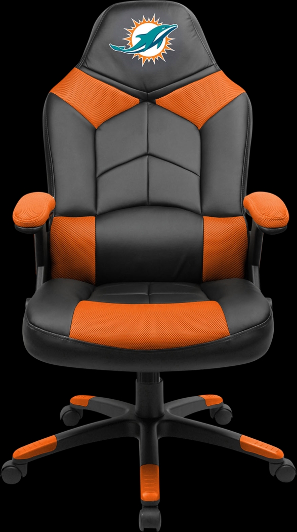 Big Team NFL Miami Dolphins Orange Oversized Gaming Chair - Thumbnail - Image 2