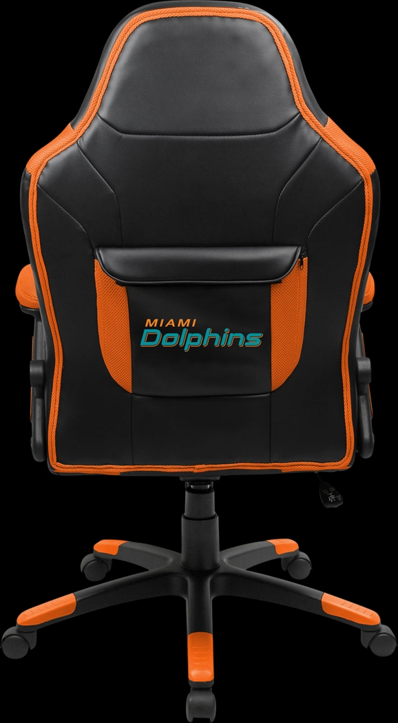 Big Team NFL Miami Dolphins Orange Oversized Gaming Chair - Thumbnail - Image 3