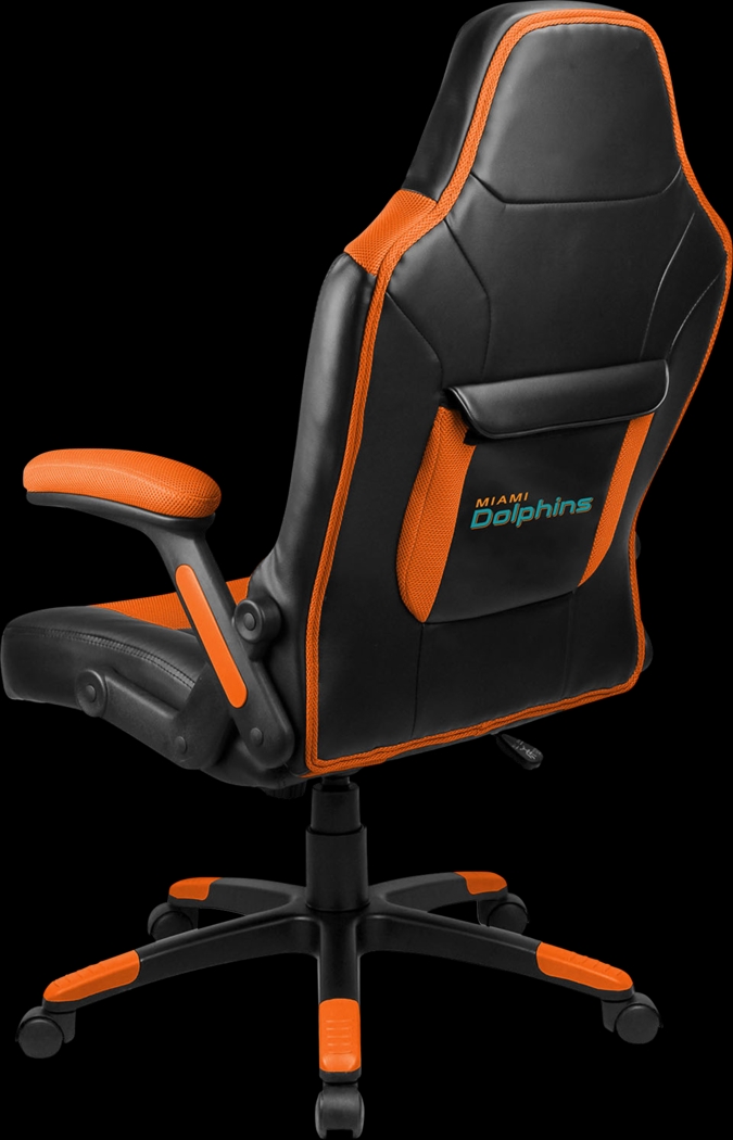 Big Team NFL Miami Dolphins Orange Oversized Gaming Chair - Thumbnail - Image 5