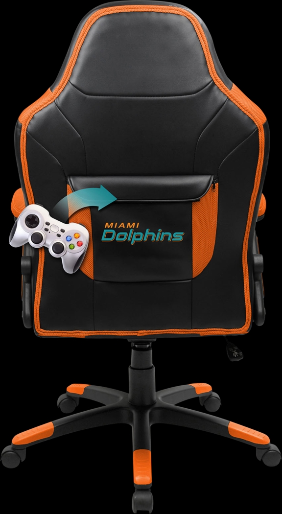 Big Team NFL Miami Dolphins Orange Oversized Gaming Chair - Thumbnail - Image 6