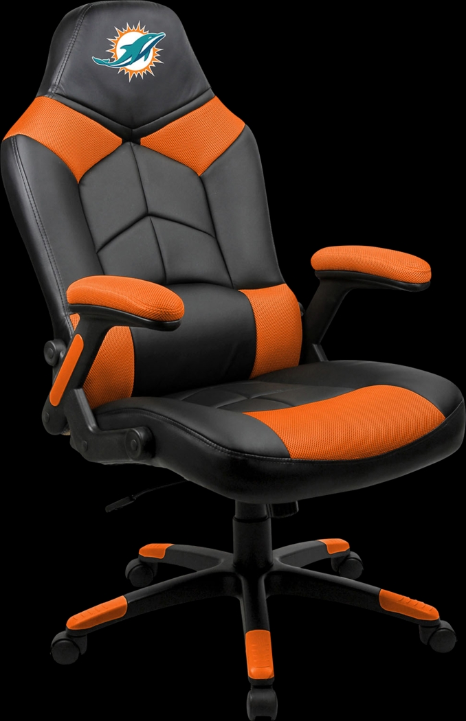 Big Team NFL Miami Dolphins Orange Oversized Gaming Chair - Thumbnail - Image 1