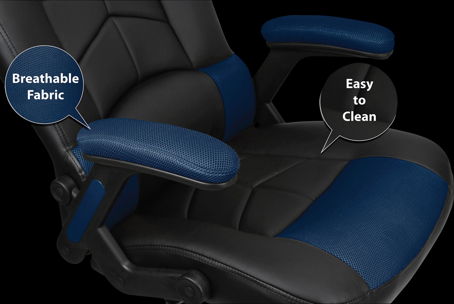 Big Team NFL New England Patriots Blue Oversized Gaming Chair - Thumbnail - Image 7