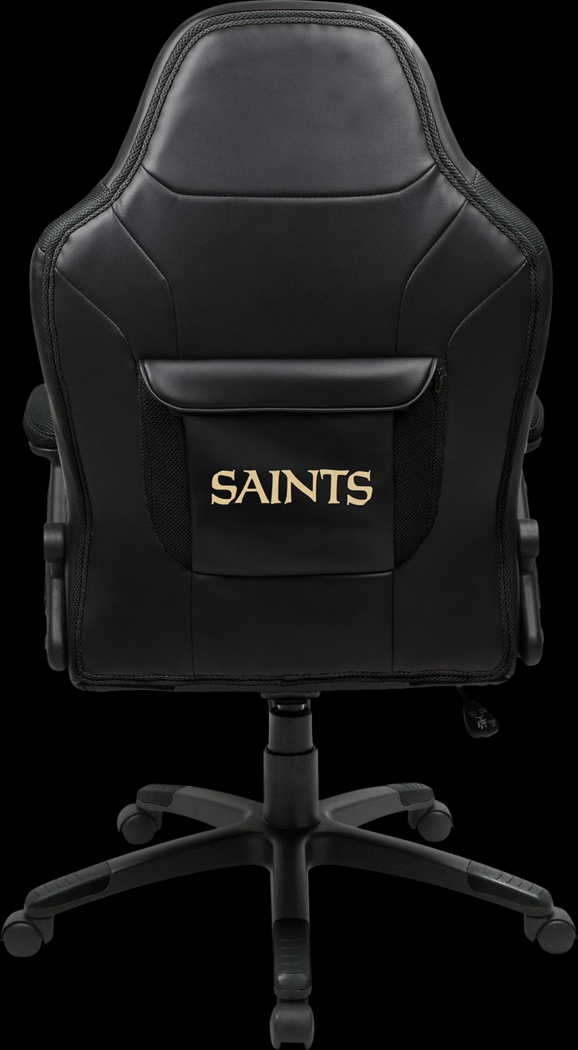Big Team NFL New Orleans Saints Black Oversized Gaming Chair - Thumbnail - Image 2