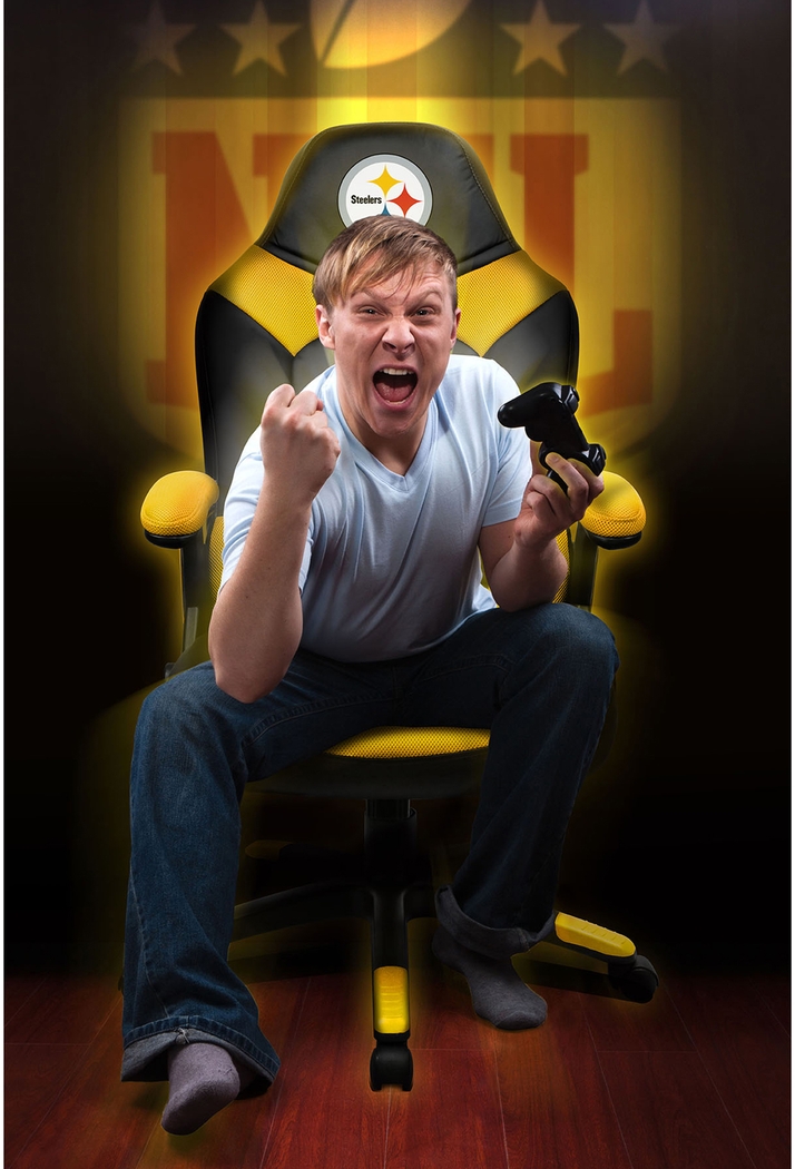 Big Team NFL Pittsburgh Steelers Yellow Oversized Gaming Chair - Thumbnail - Image 10