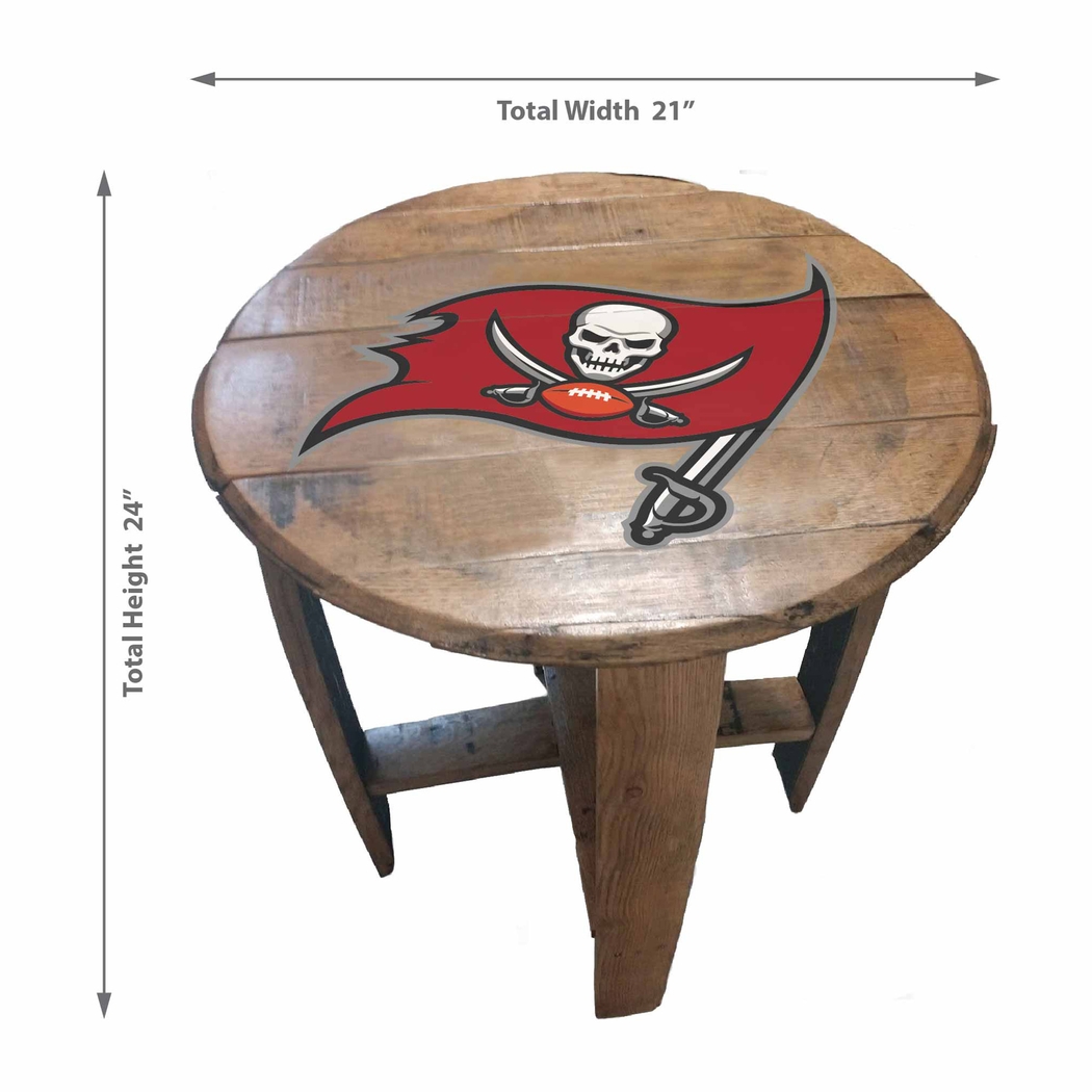 Big Team NFL Tampa Bay Buccaneers End Table - Thumbnail - Image 3