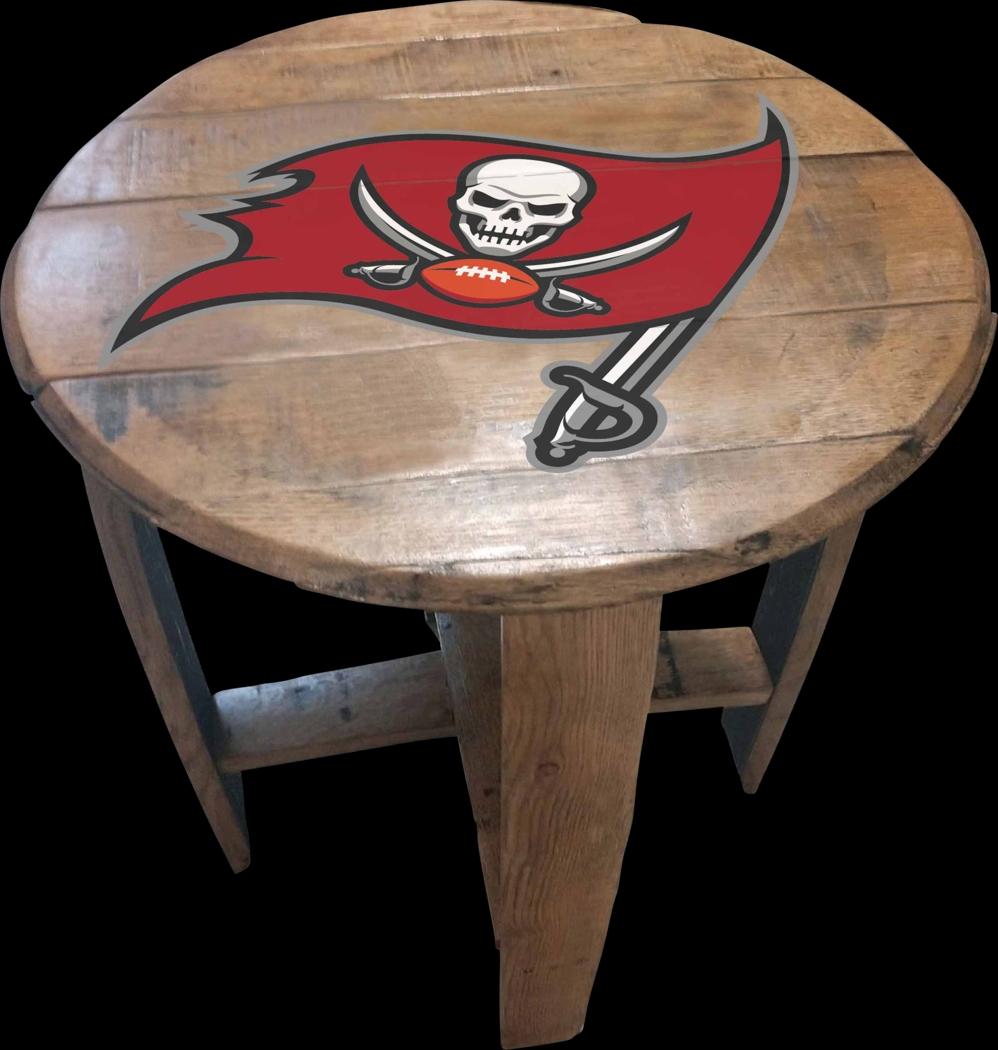 Big Team NFL Tampa Bay Buccaneers End Table - Thumbnail - Image 1