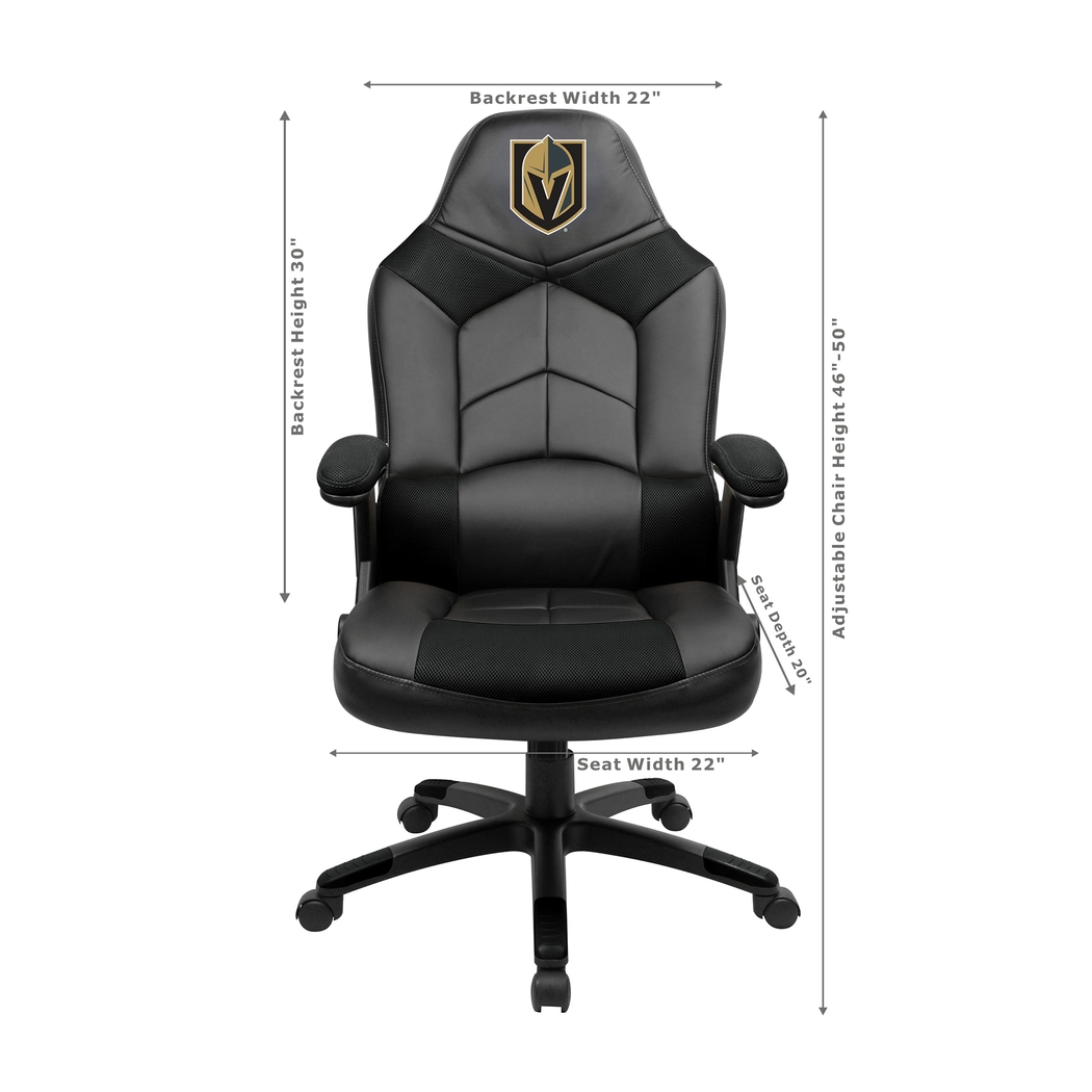 Big Team NHL Golden Knights Black Oversized Gaming Chair - Thumbnail - Image 3