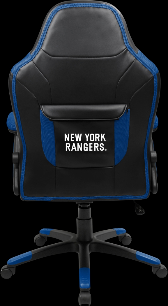 Big Team NHL New York Rangers Blue Oversized Gaming Chair - Thumbnail - Image 2
