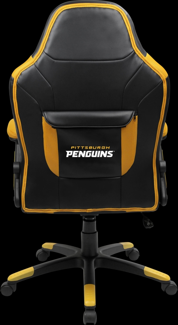 Big Team NHL Pittsburg Penguins Yellow Oversized Gaming Chair - Thumbnail - Image 2