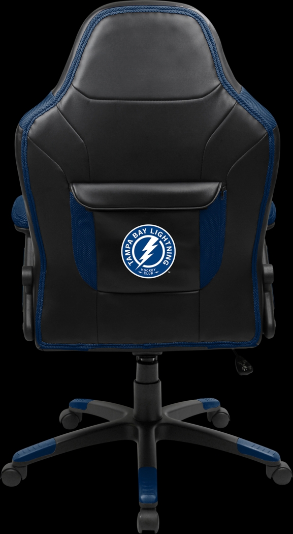 Big Team NHL Tampa Bay Lightning Navy Oversized Gaming Chair - Thumbnail - Image 2