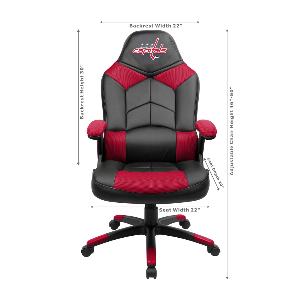 Big Team NHL Washington Capitals Red Oversized Gaming Chair - Thumbnail - Image 3