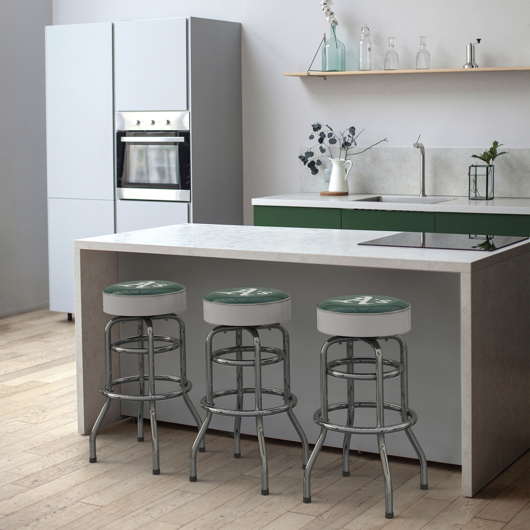 Oakland Athletics White Barstool - Thumbnail - Image 3