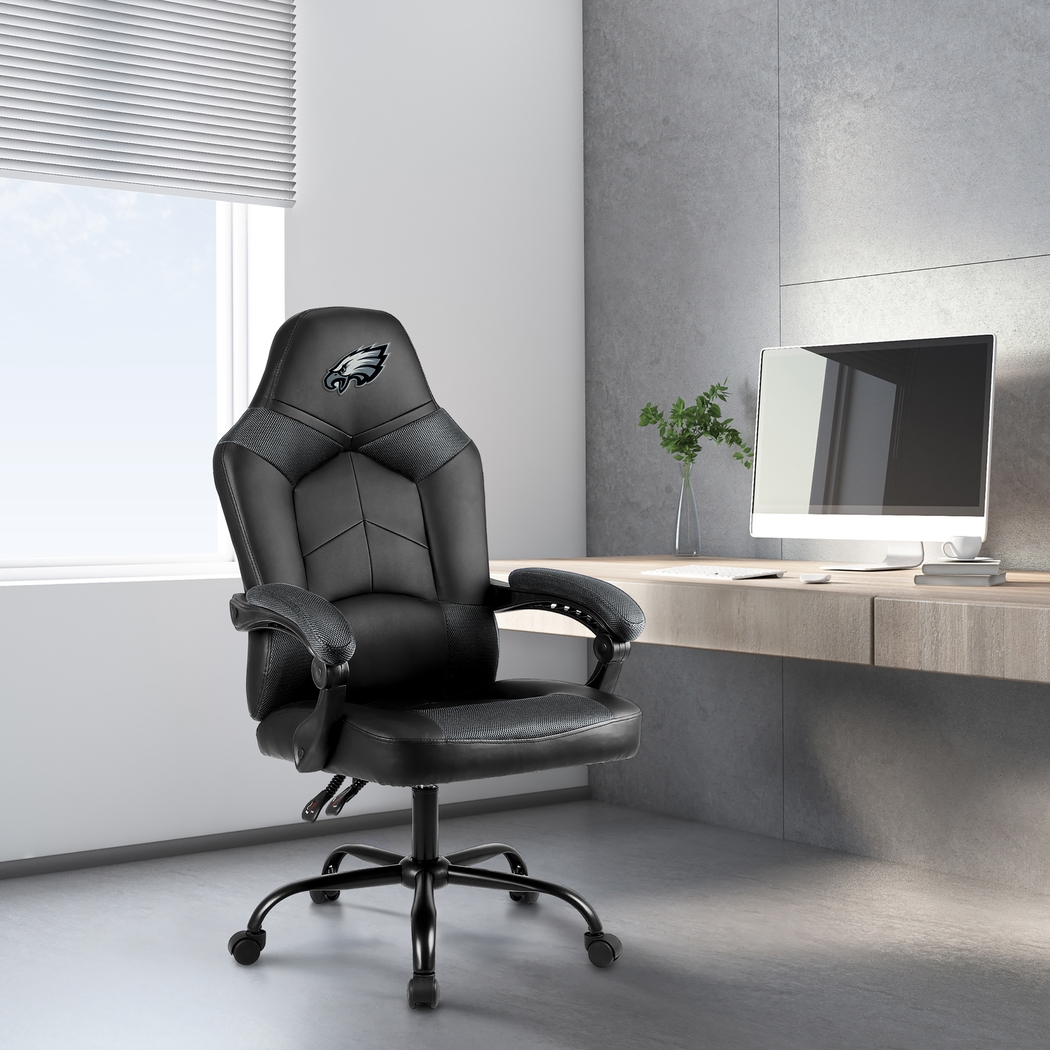 Big Team Philadelphia Eagles Gray Office Chair - Thumbnail - Image 2