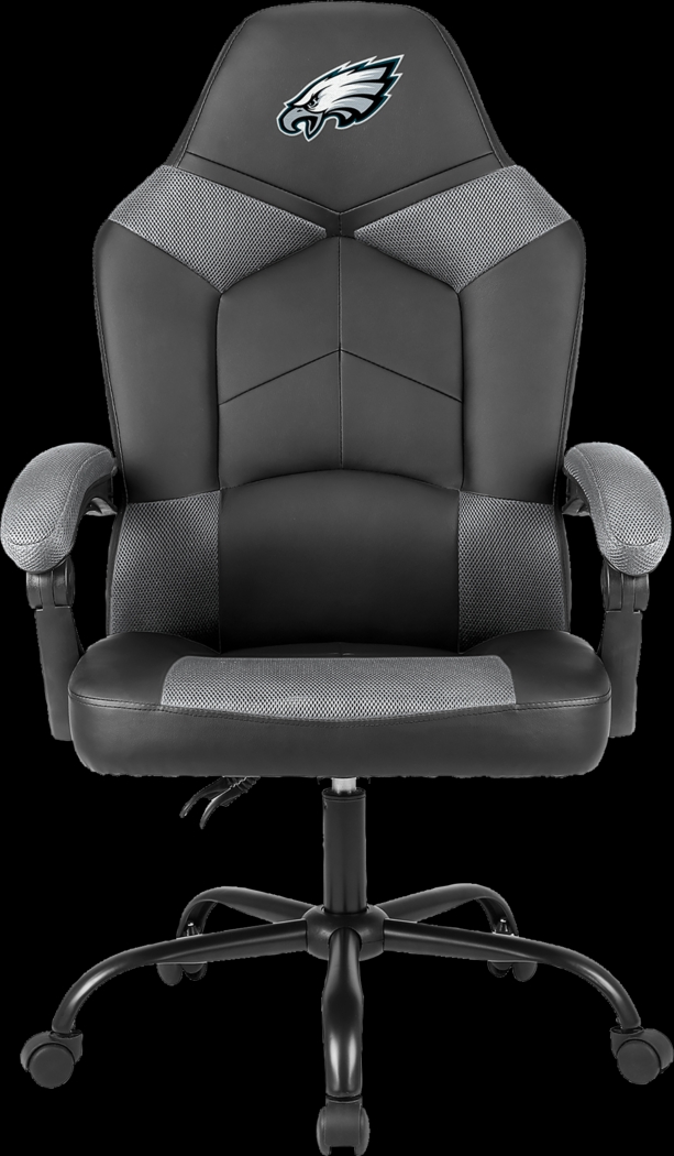 Big Team Philadelphia Eagles Gray Office Chair - Thumbnail - Image 1