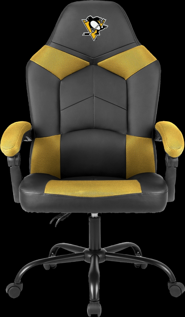 Big Team Pittsburgh Penguins Yellow Office Chair - Thumbnail - Image 1