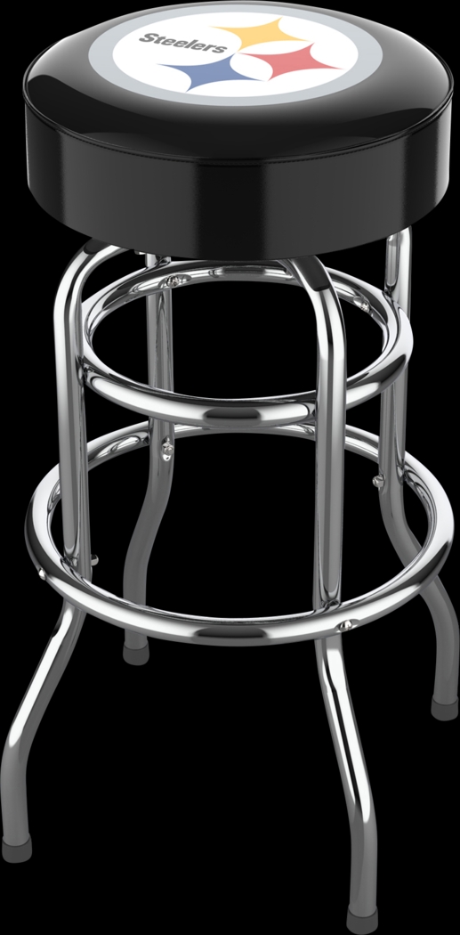 Big Team Pittsburgh Steelers Black Barstool - Thumbnail - Image 1