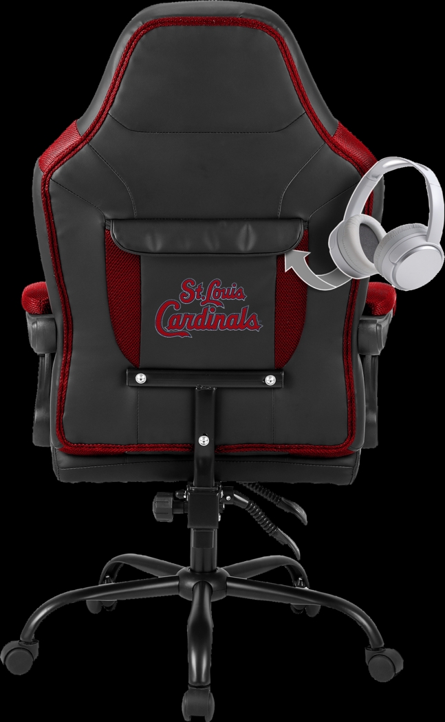 Big Team St. Louis Cardinals Red Office Chairs - Thumbnail - Image 3