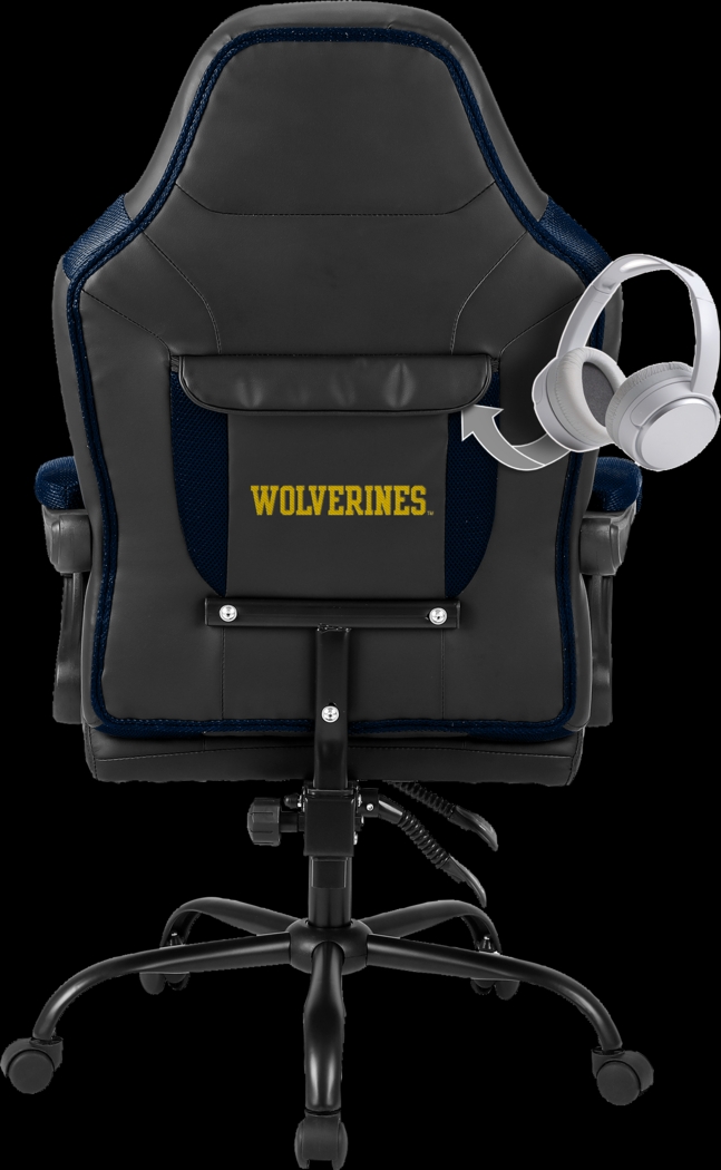 Big Team University of Michigan Navy Office Chair - Thumbnail - Image 3