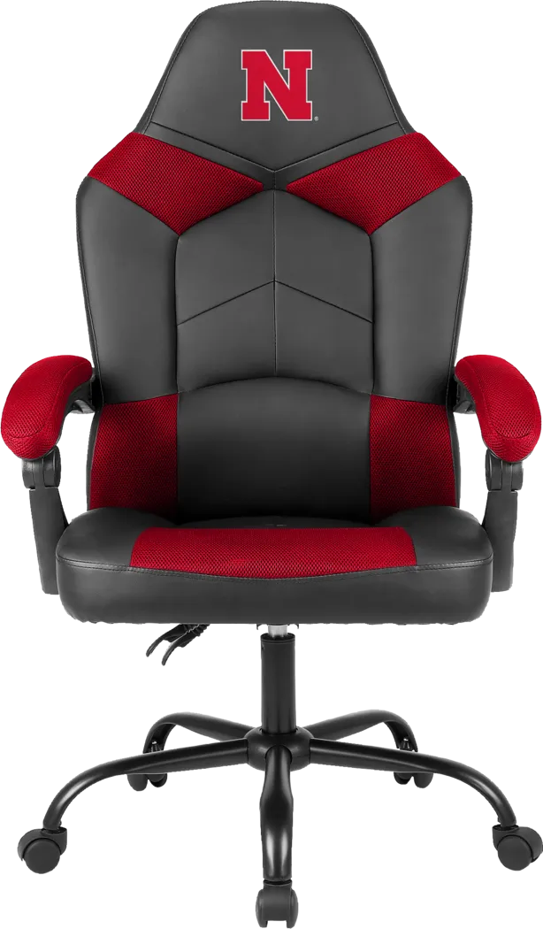 Big Team University of Nebraska Red Office Chair - Thumbnail - Image 1