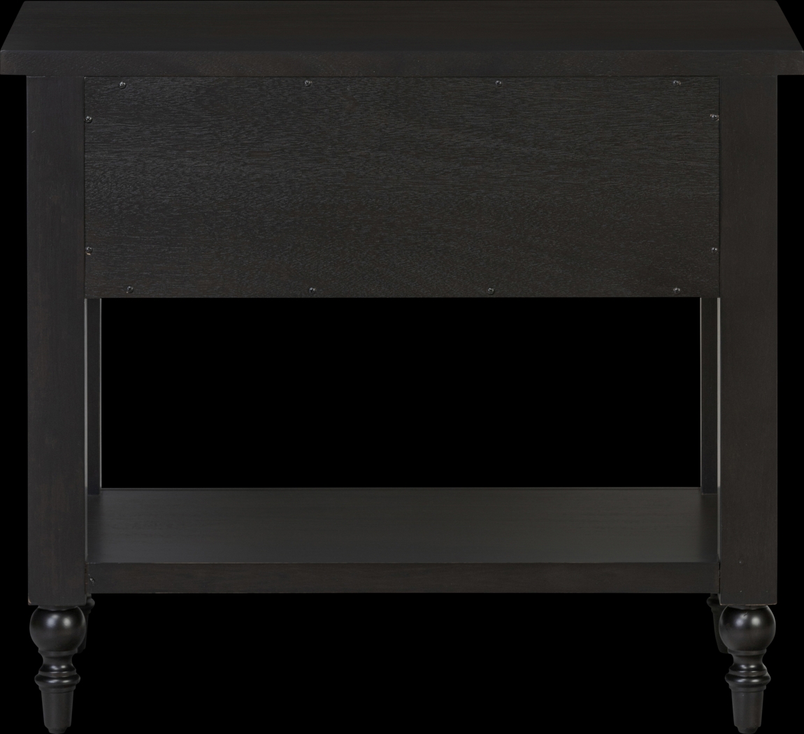 Biga Black Nightstand - Thumbnail - Image 3