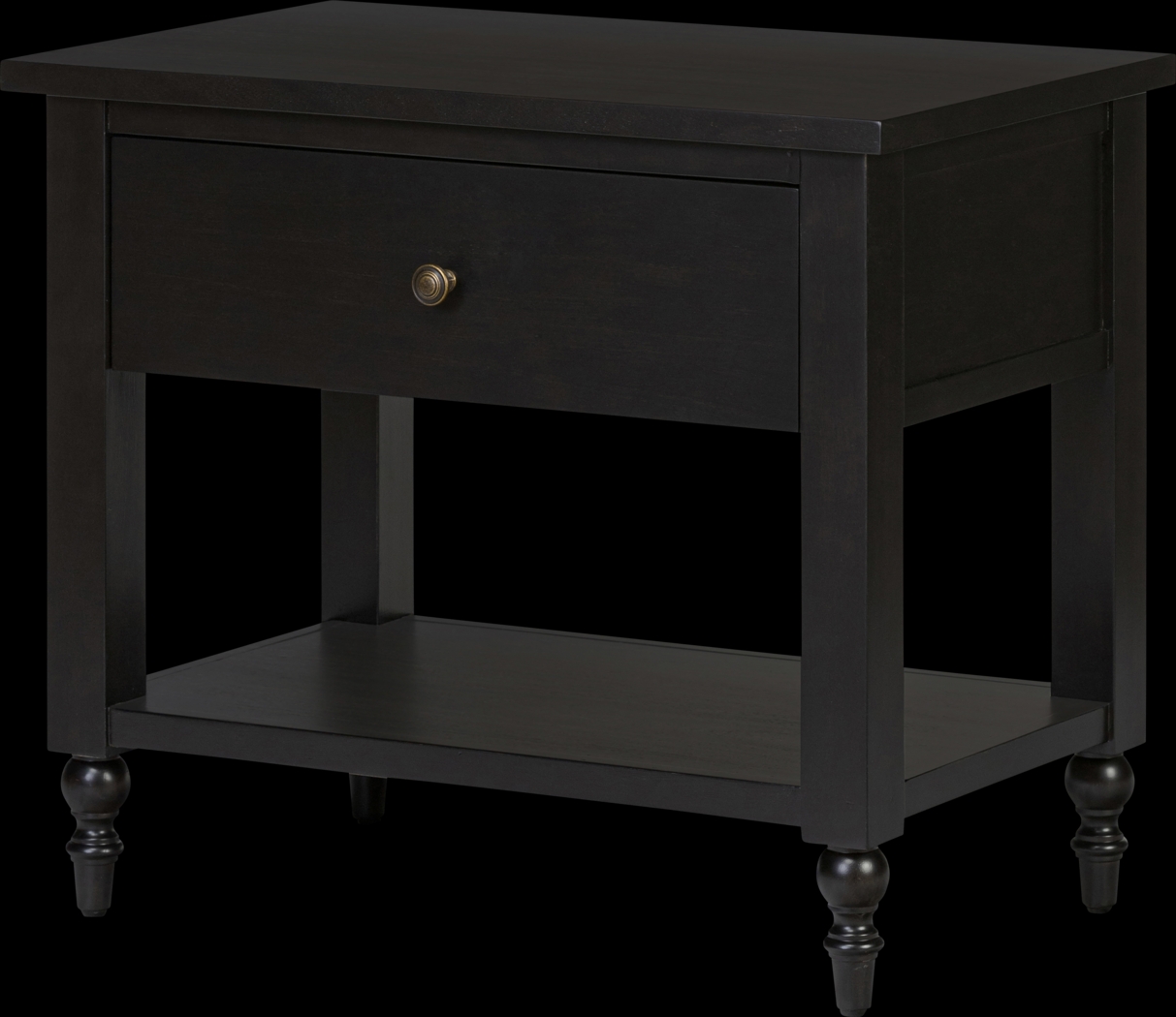 Biga Black Nightstand - Thumbnail - Image 9