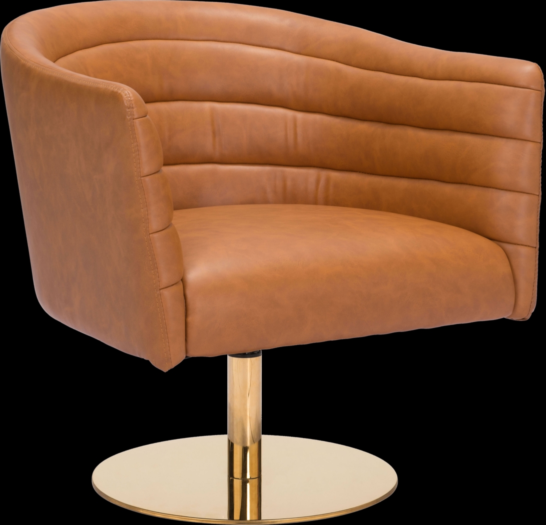 Biglerville Brown Accent Chair - Thumbnail - Image 1