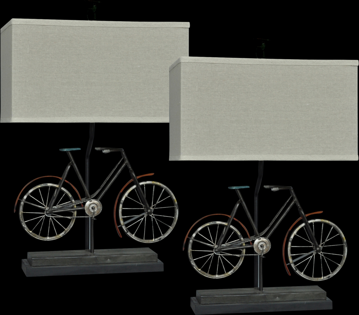 Bikepacking Black Lamp, Set of 2 - Thumbnail - Image 1