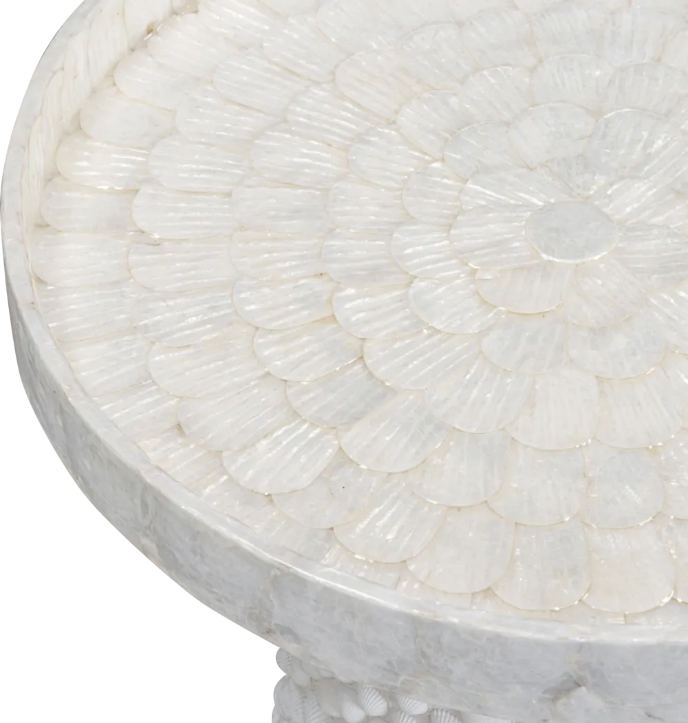 Bilal White Side Table - Thumbnail - Image 2