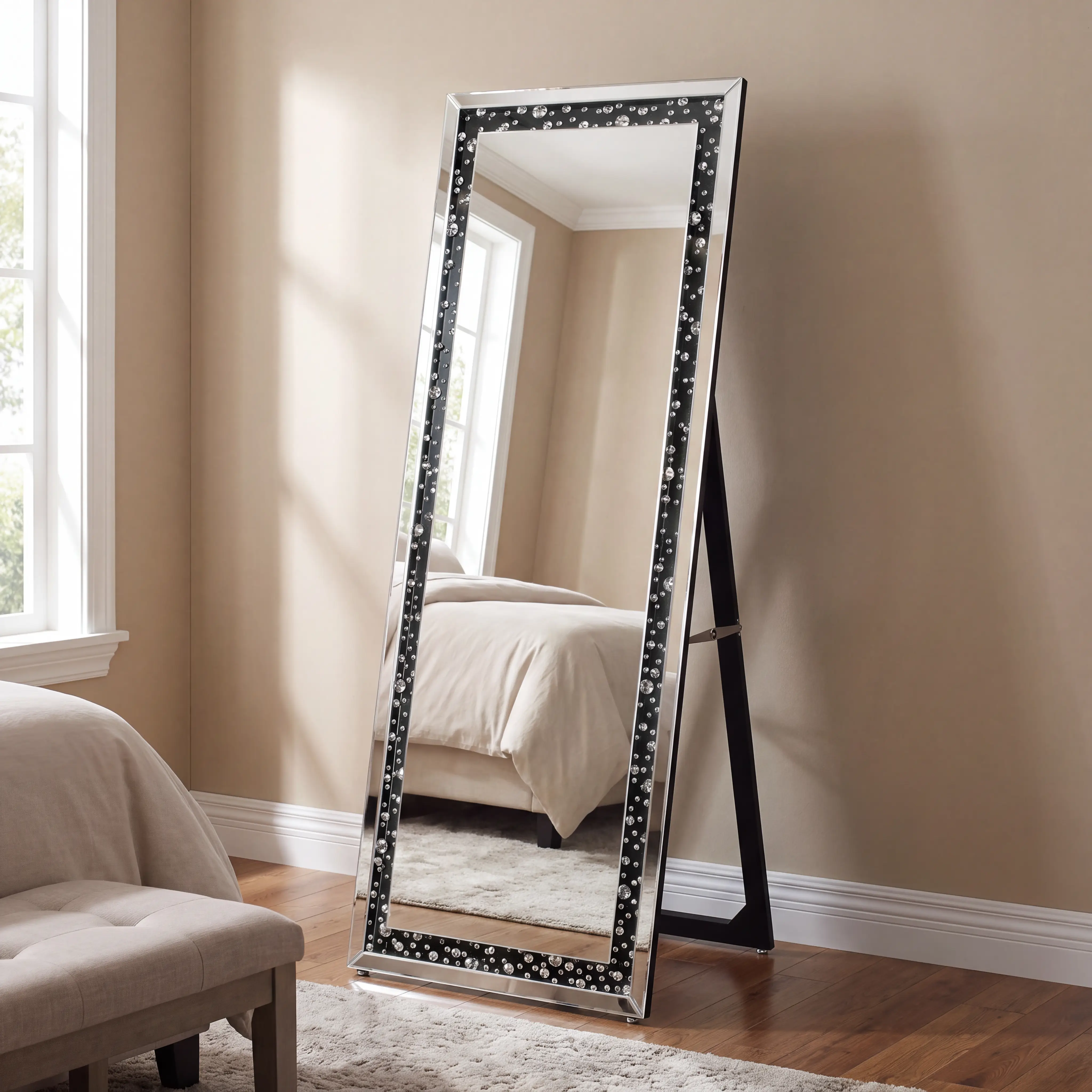 Bilandon Silver Floor Mirror - Thumbnail - Image 3