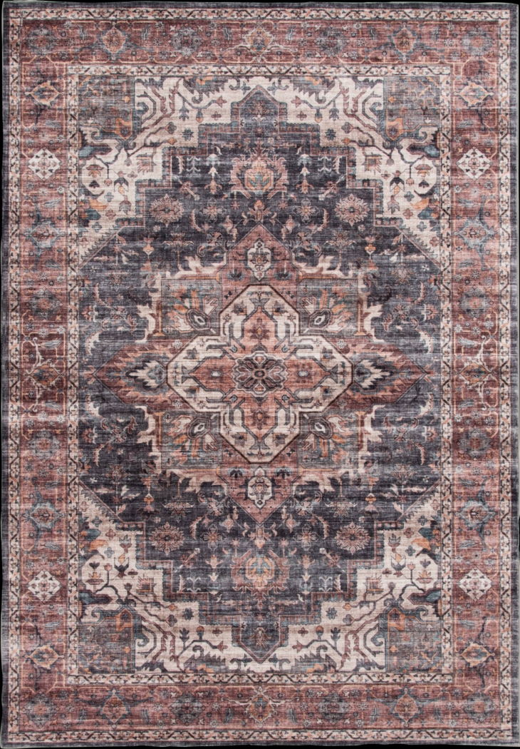 Bilbrey Rust 5' x 7' Rug - Thumbnail - Image 1