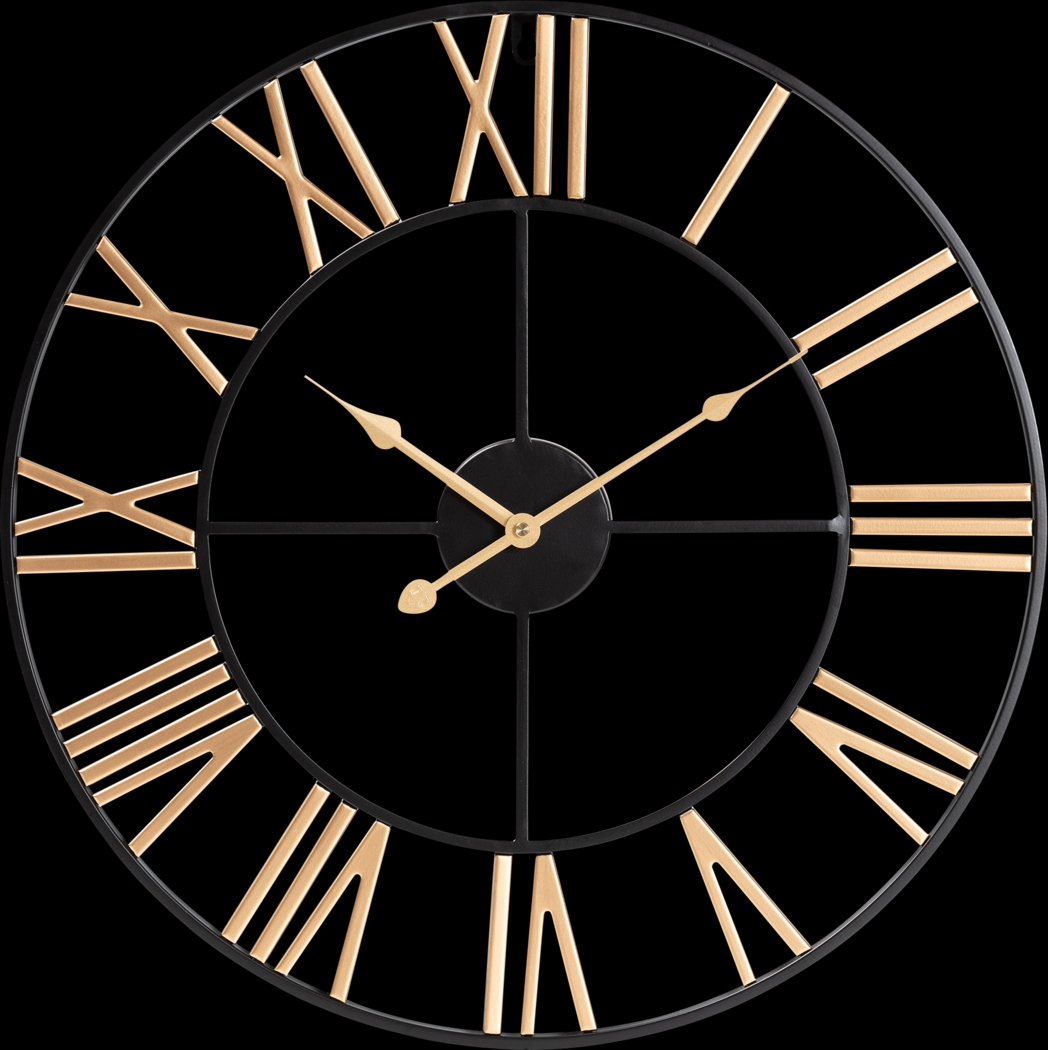 Bilher Black Wall Clock - Thumbnail - Image 1