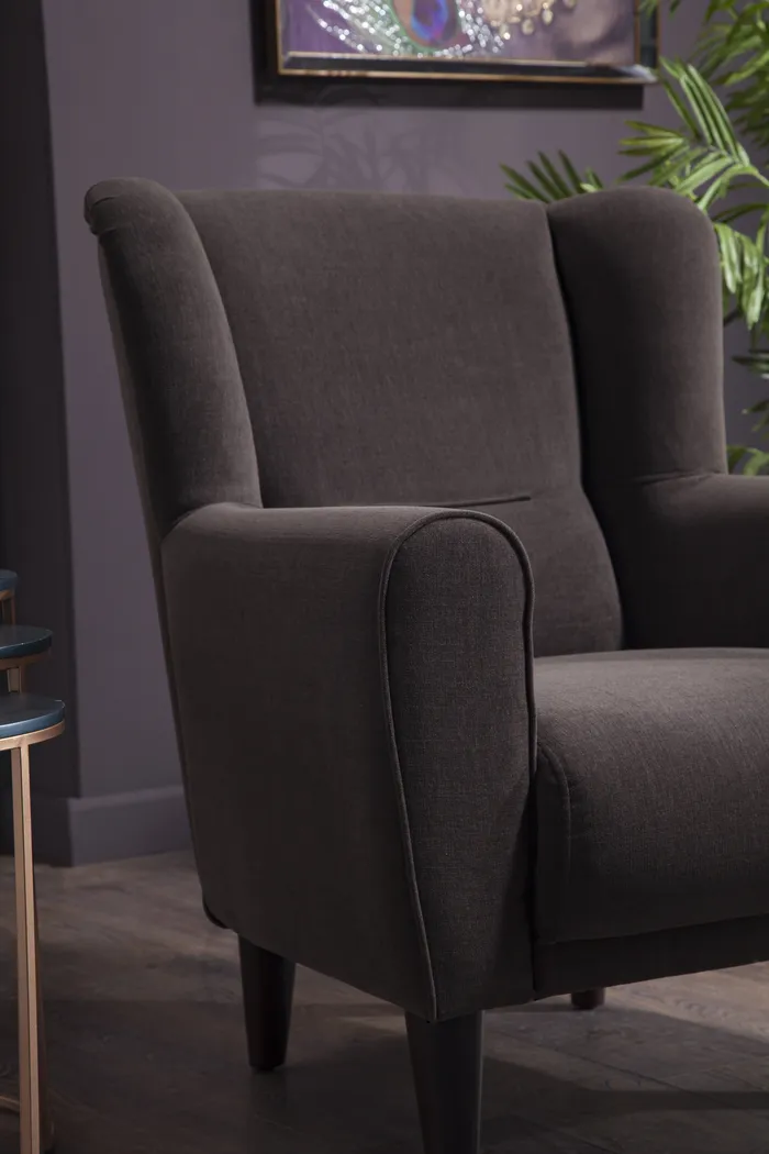 Bilings Dark Brown Accent Chair - Thumbnail - Image 7