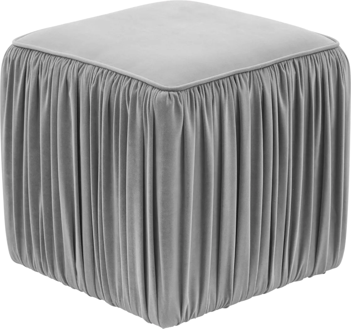 Billecart Gray Accent Ottoman - Thumbnail - Image 3