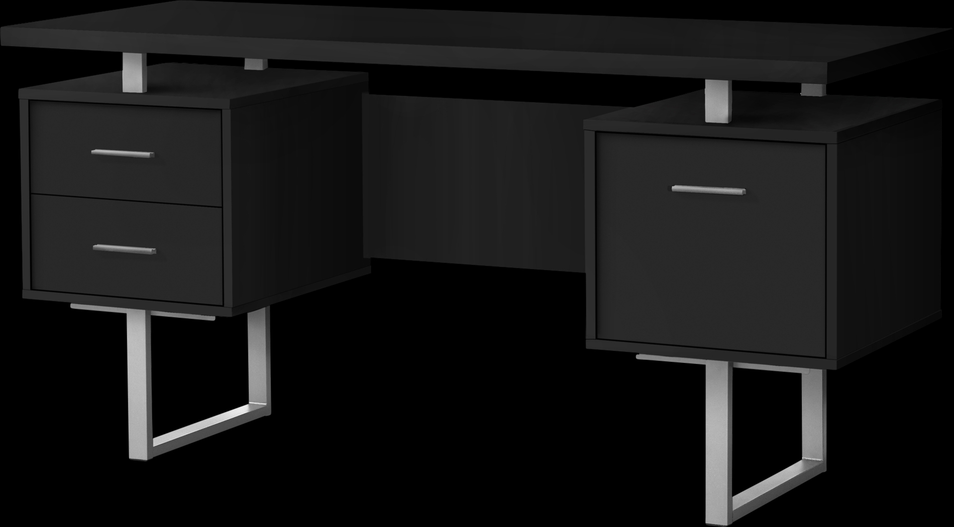 Billingsly Black Desk - Thumbnail - Image 1