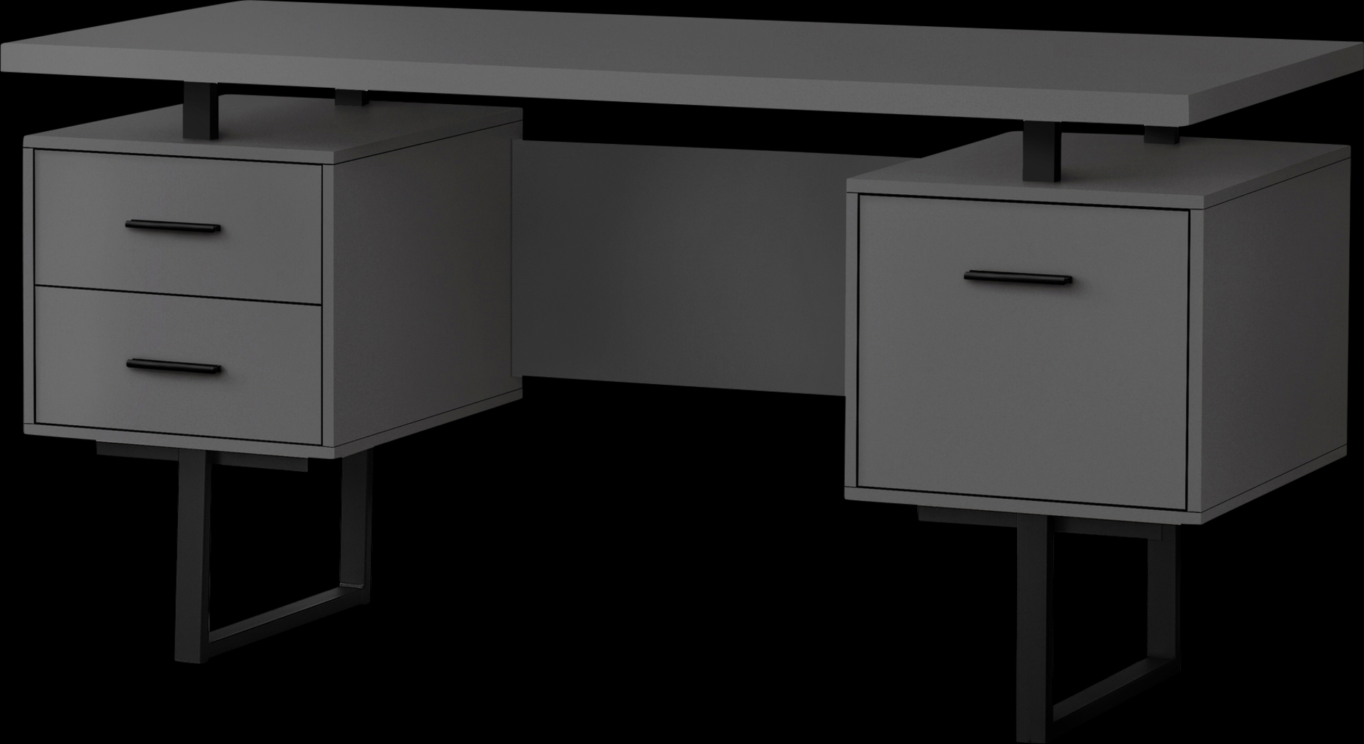 Billingsly Gray Desk - Thumbnail - Image 1