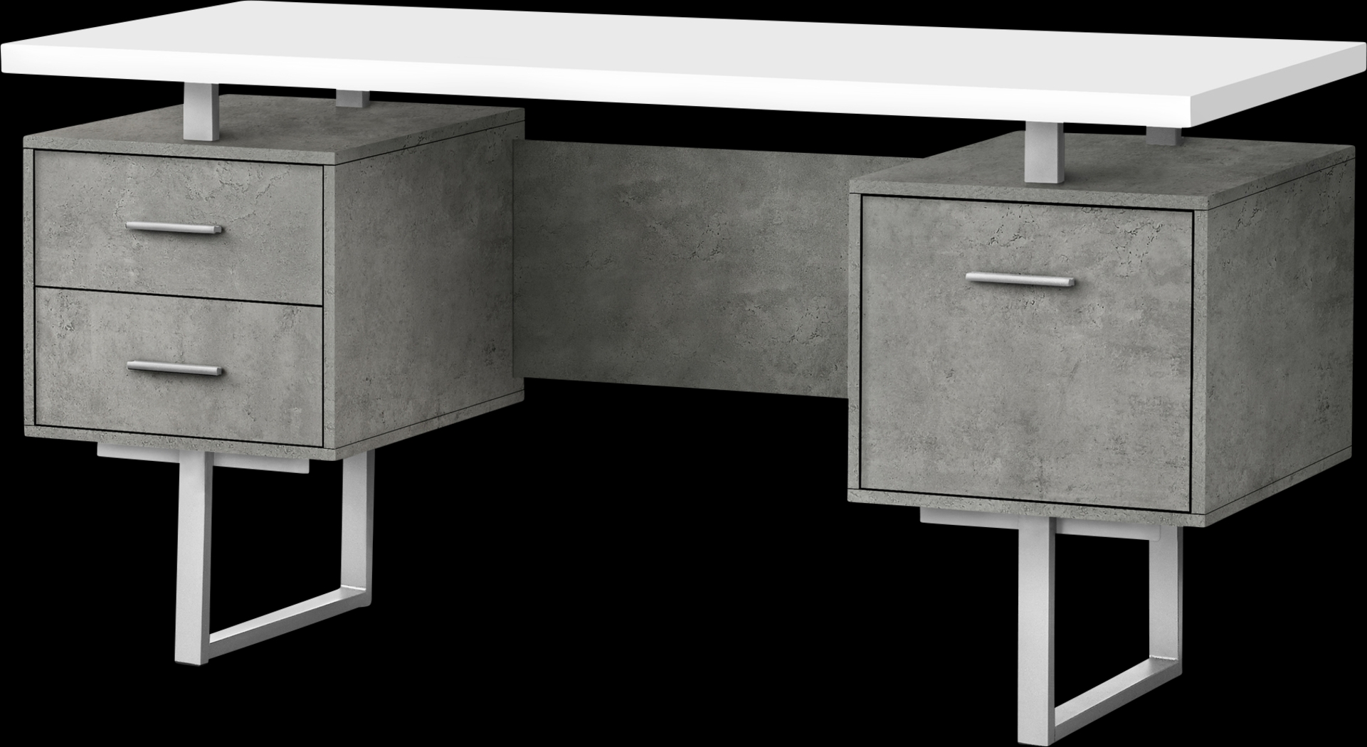 Billingsly Silver Desk - Thumbnail - Image 1