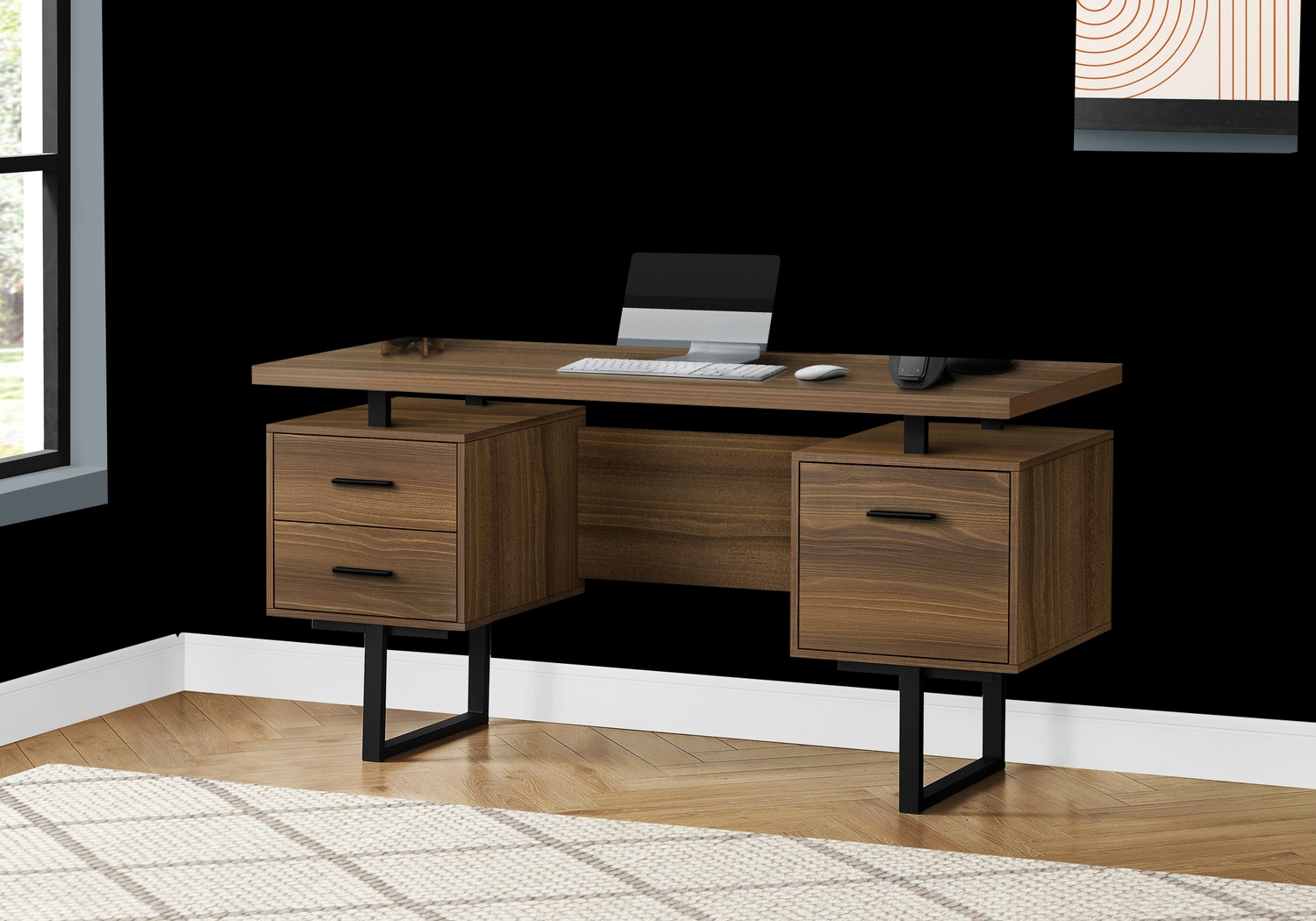 Billingsly Walnut Desk - Thumbnail - Image 2