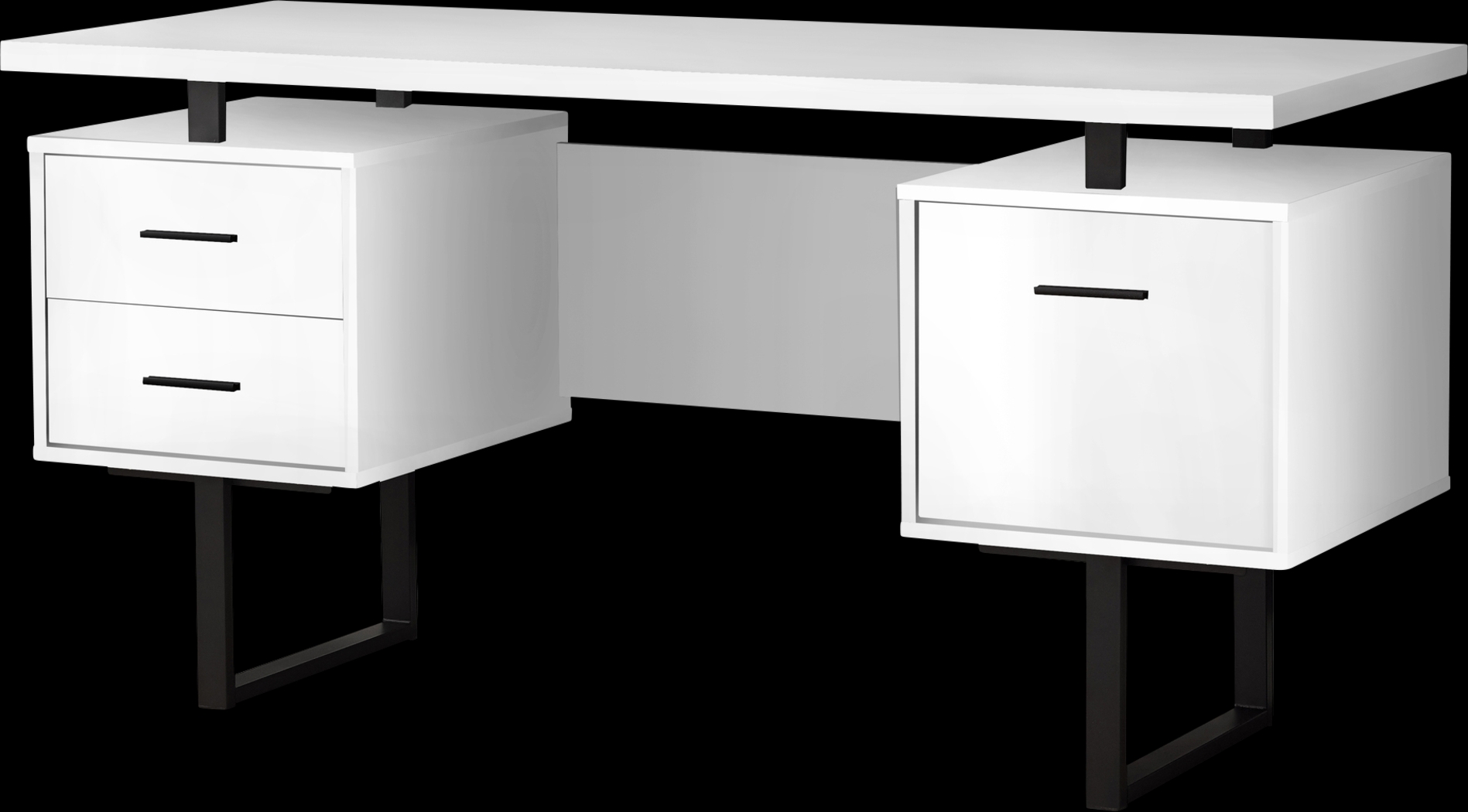 Billingsly White Desk - Thumbnail - Image 1