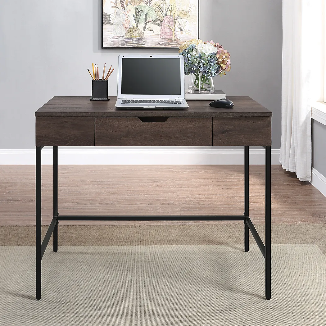 Billix Brown Adjustable Desk - Thumbnail - Image 2