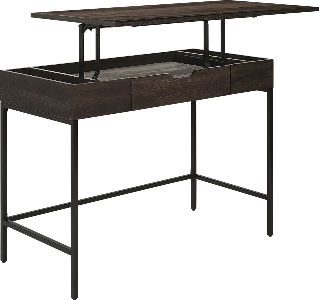 Billix Brown Adjustable Desk - Thumbnail - Image 4