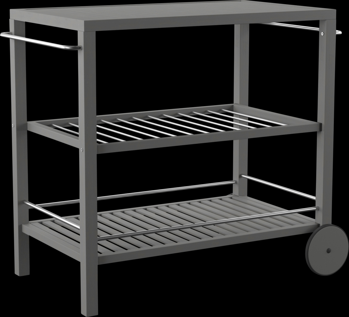 Bilmarsan Gray Outdoor Bar Cart - Thumbnail - Image 1