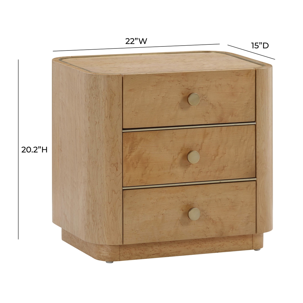 Bilodeau Brown Nightstand - Thumbnail - Image 7