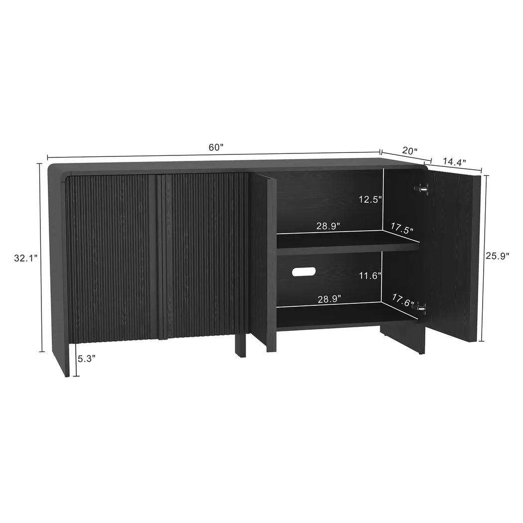Bilwu Black Sideboard - Thumbnail - Image 8