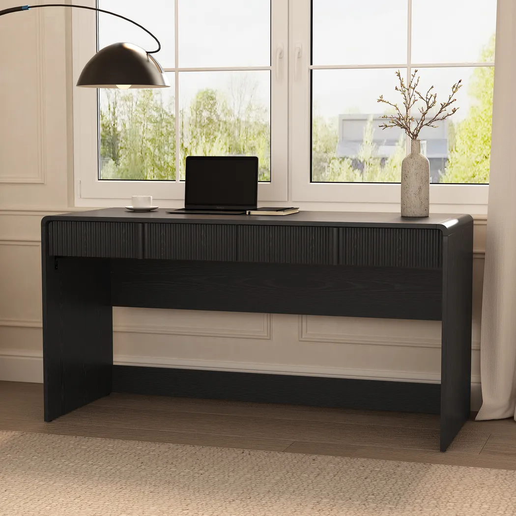 Bilwu Black Writing Desk - Thumbnail - Image 2
