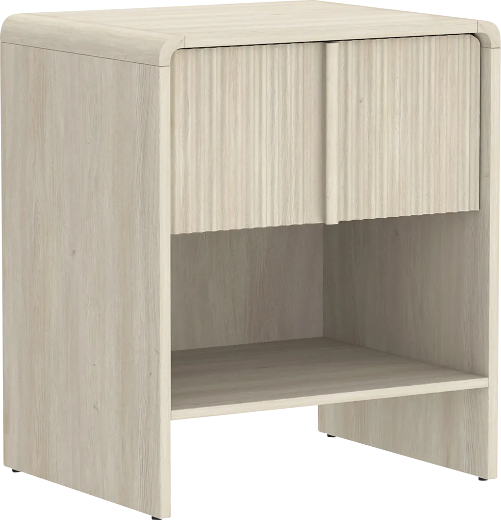 Bilwu I Washed White Nightstand - Thumbnail - Image 5