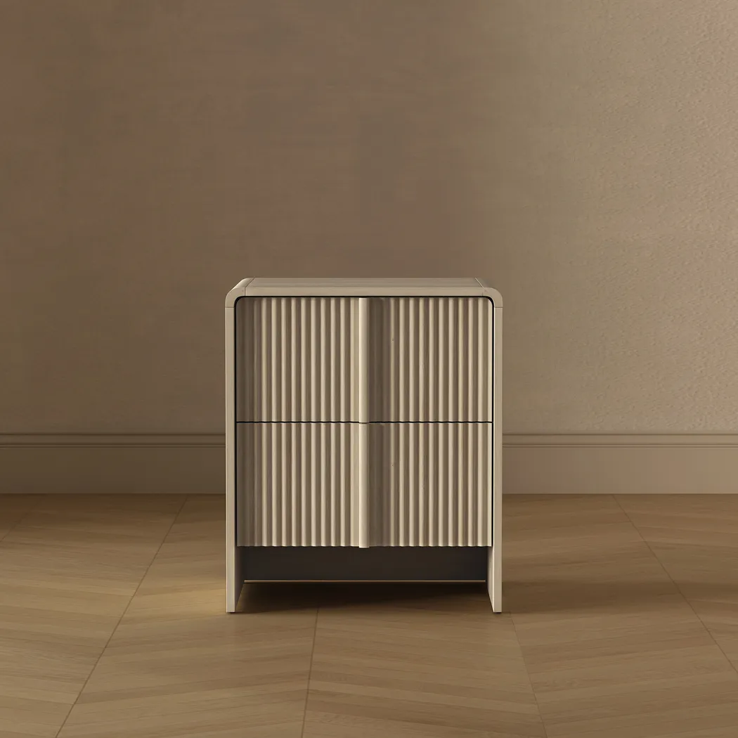 Bilwu II Washed White Nightstand - Thumbnail - Image 2