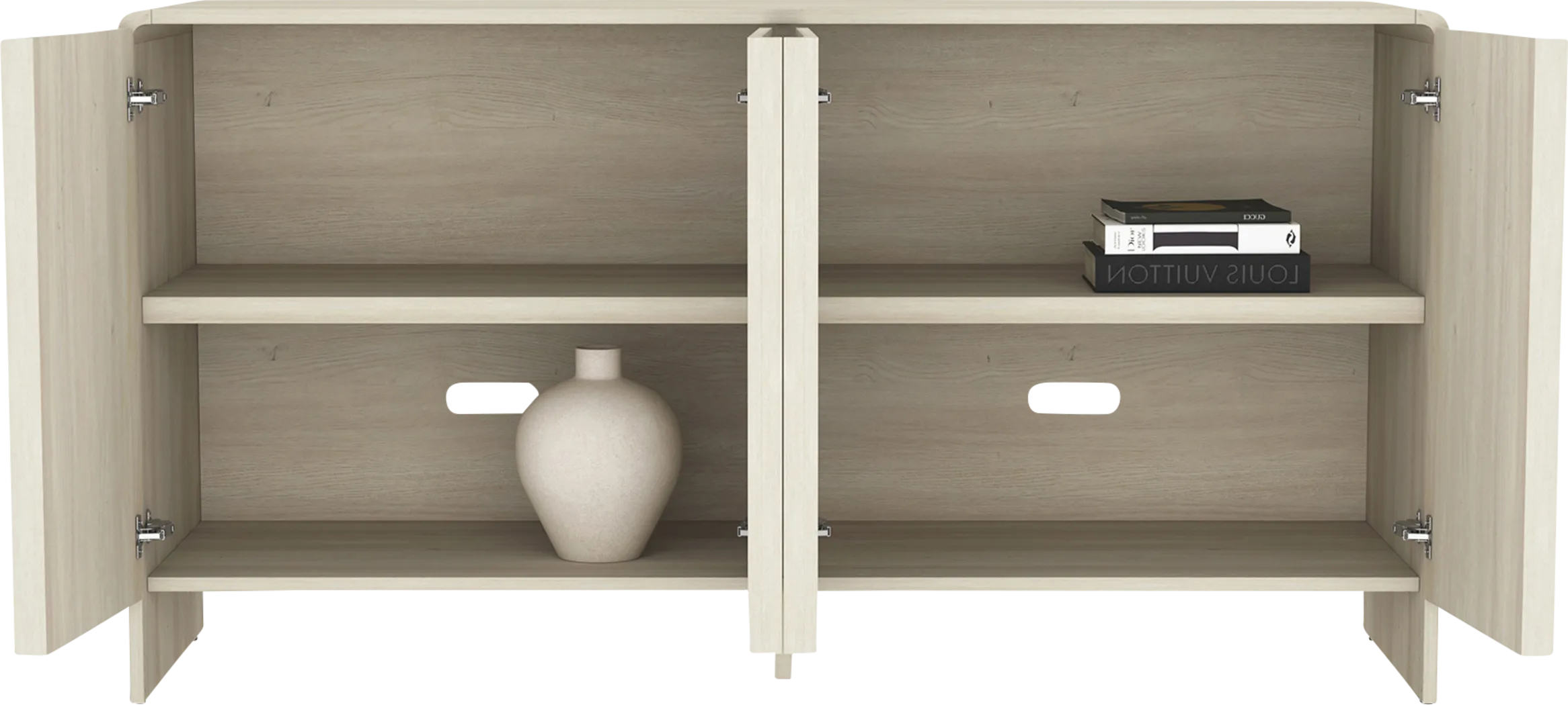 Bilwu Washed White Sideboard - Thumbnail - Image 5