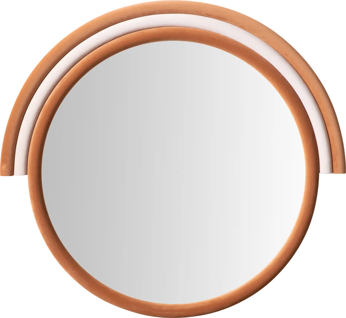 Bilwyn I Orange Mirror - Thumbnail - Image 1