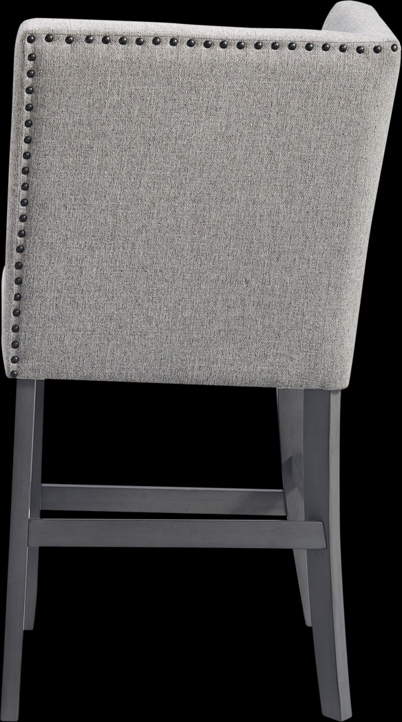 Binebtat Gray Counter Height Corner Bench - Thumbnail - Image 3